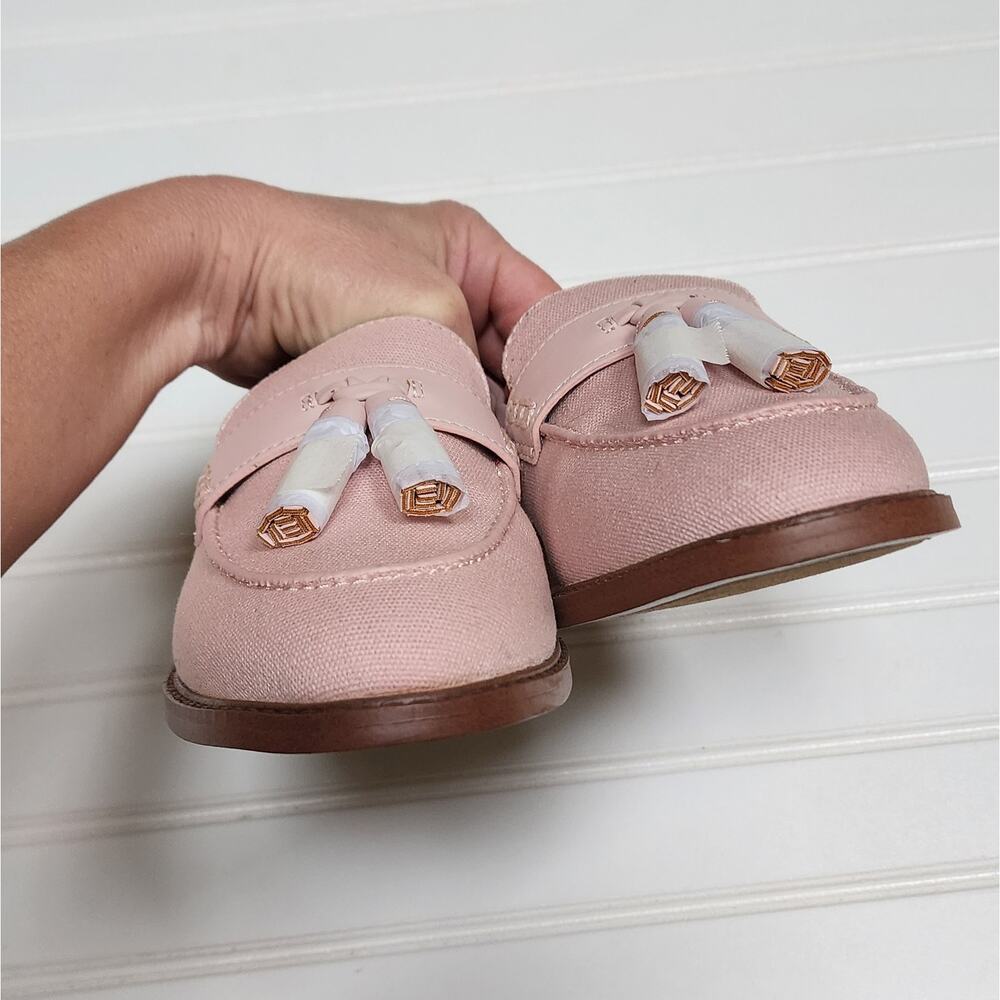 NWOT Franco Sorto Women's Carolynn Low2 Pink Tassel Loafer Shoes Size 8.5 - Picture 8 of 11
